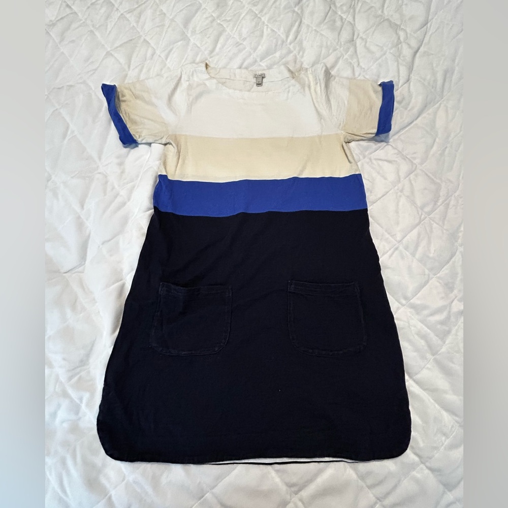 J. Crew Dress Shift Block Dress